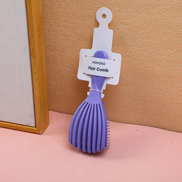 Purple Large Hair Comb | Smooth Styling & Tangle-Free Care
