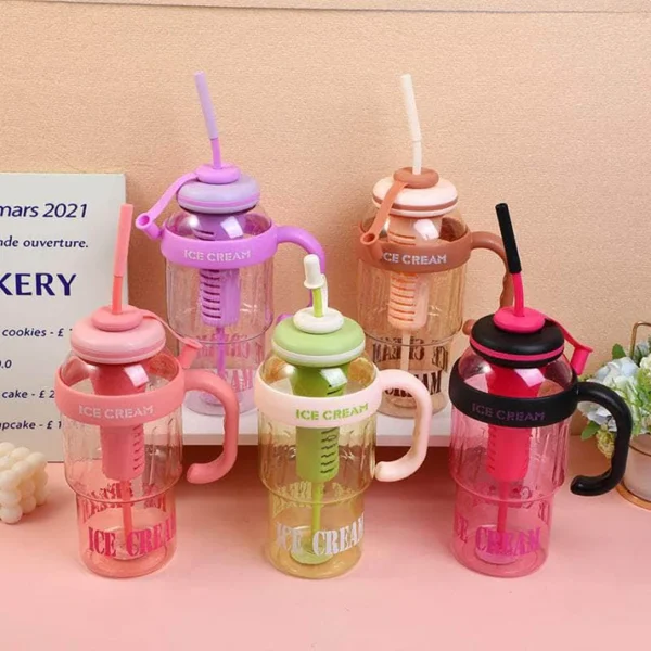 Ice Plastic Cup – 1.4L | Durable, Reusable & Perfect for Cold Drinks