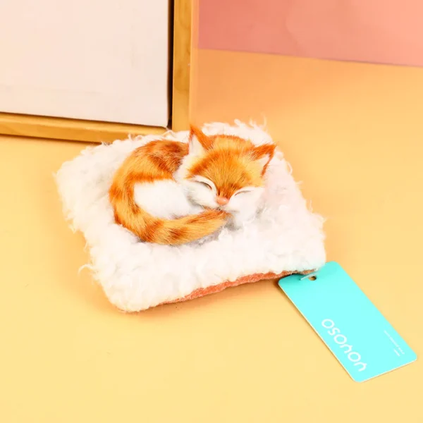 Simulation Cute Pet Car Decoration F Series – Adorable & Silent