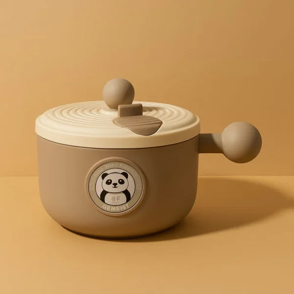 Circular Lunch Box with Rotating Planet Design – Convenient & Stylish