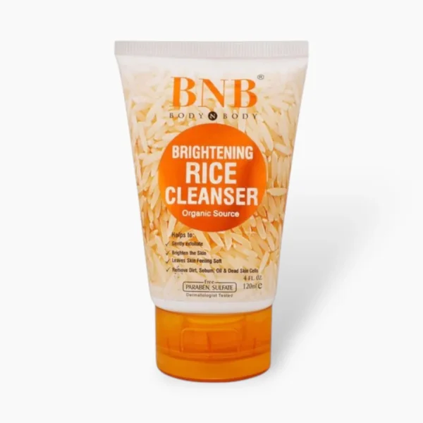 BNB Brightening Rice Cleanser 120ml – Gentle Cleanse & Radiant Skin