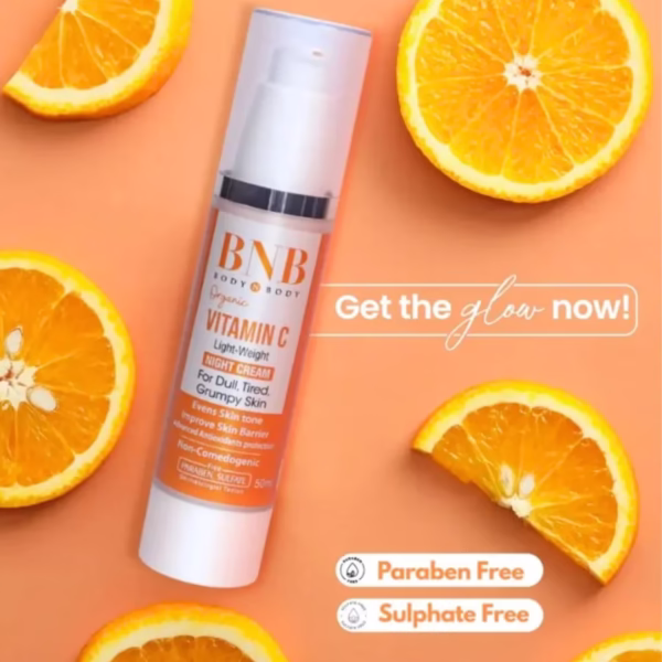 BNB Vitamin C Night Cream 50ml for Brighter, Smoother Skin