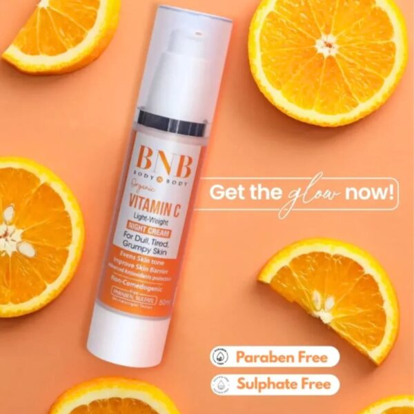 BNB Vitamin C Night Cream 50ml for Brighter, Smoother Skin