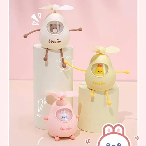 Fun & Cute Animal Mini Fan – Portable, Adorable & Cooling Anytime!