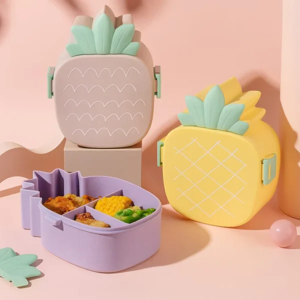 Sweetheart Series Sweet Pineapple Lunch Box – 1000ml | Fun & Spacious