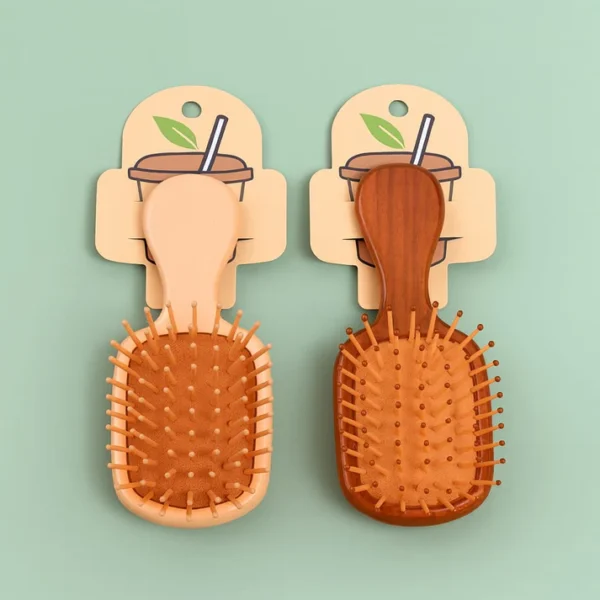 Milk Tea Shade Airbag Hair Comb – Model 872