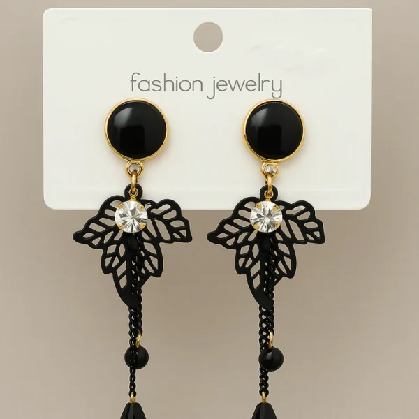 Oil Drip Design Earrings – Model 9 Pair