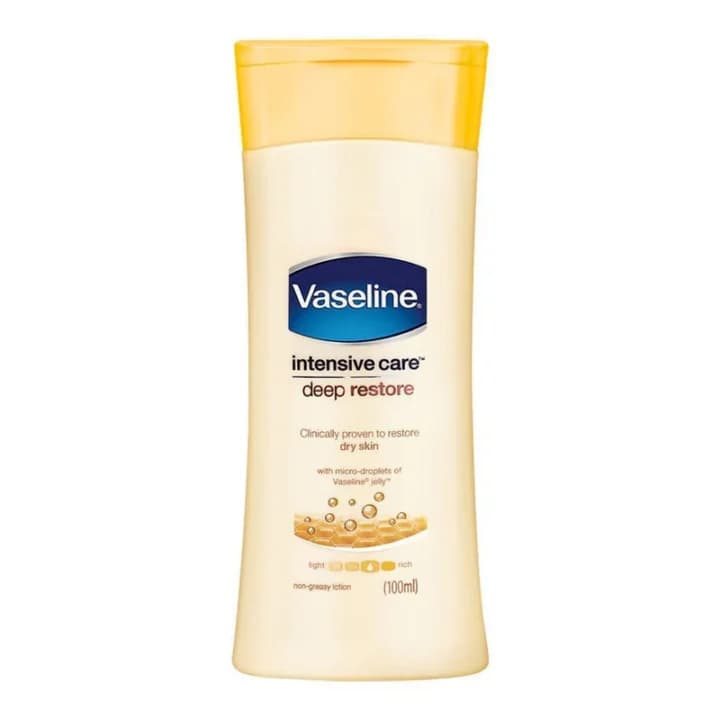 Vaseline Deep Restore Lotion 100ml – Nourishing & Long-Lasting Moisture