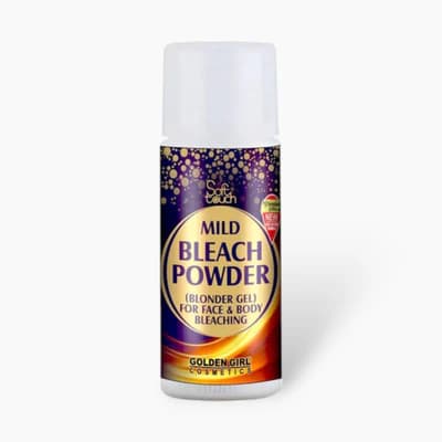 Golden Girl Bleach Mild Powder 60ml for Natural Glow & Highlights