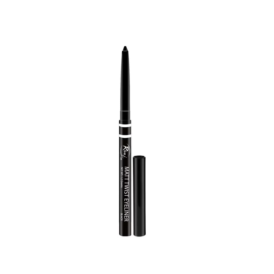 Rivaj Black Matte Twist Eyeliner – Smudge-Free