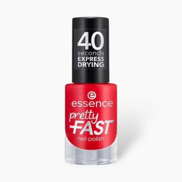 Essence Pretty Fast Nail Polish 5ml – 03 Ready Steady Red | Quick-Dry Shine