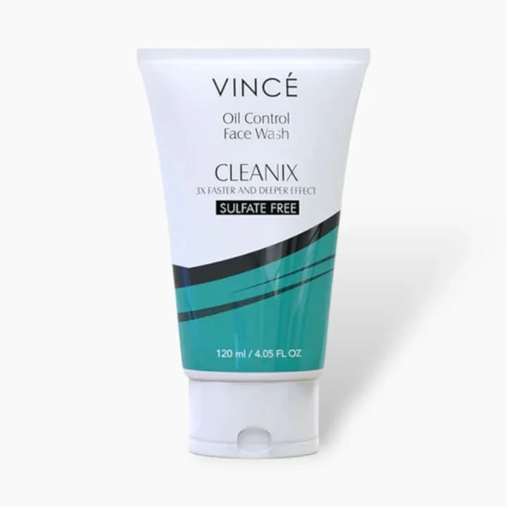 Vince Cleanix Oil Control Face Wash 120ml – Removes Excess Oil & Dirt