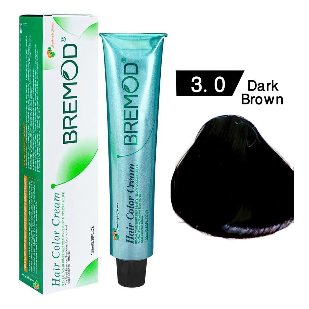 Bremod Hair Colour Dark Brown 3.0 100ml