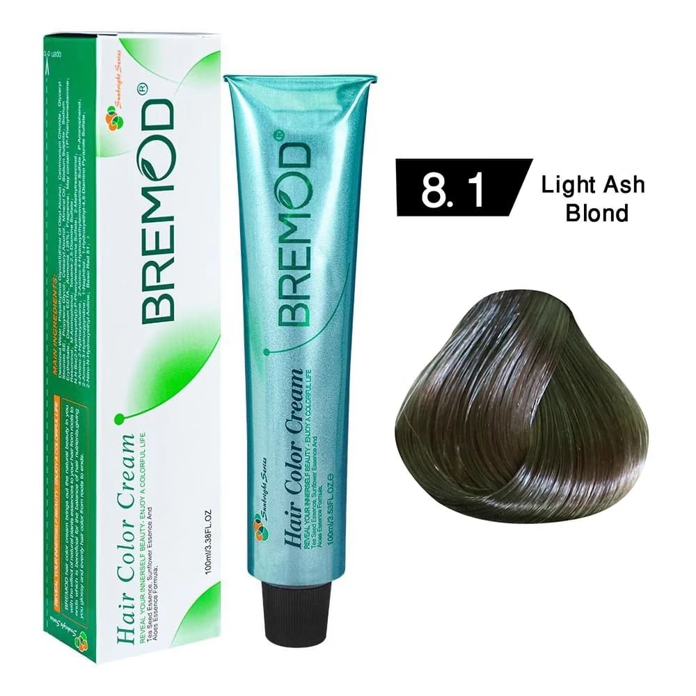 Bremod Hair Colour Light Ash Blond 8.1 100ml