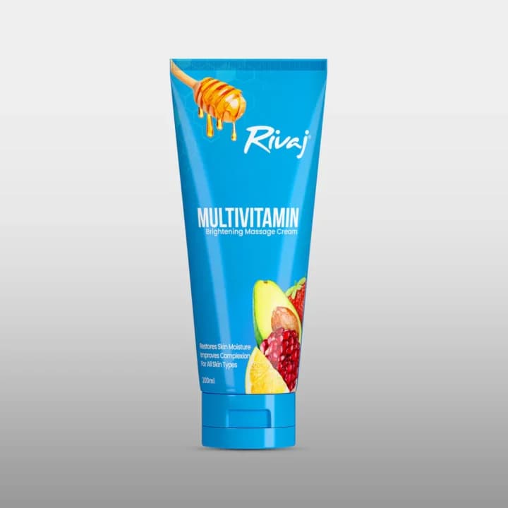 Rivaj Multi Vitamin Massage Cream 200ml – Nourish & Hydrate Skin
