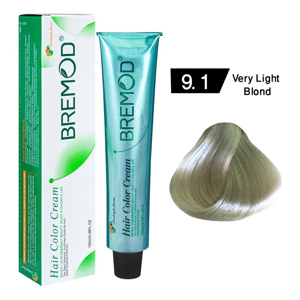 Bremod Hair Colour Very Light Blond 9.1 100ml