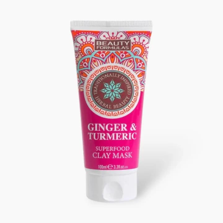 Beauty Formula Ginger & Turmeric Clay Mask 100ml | Purify & Revitalize Skin