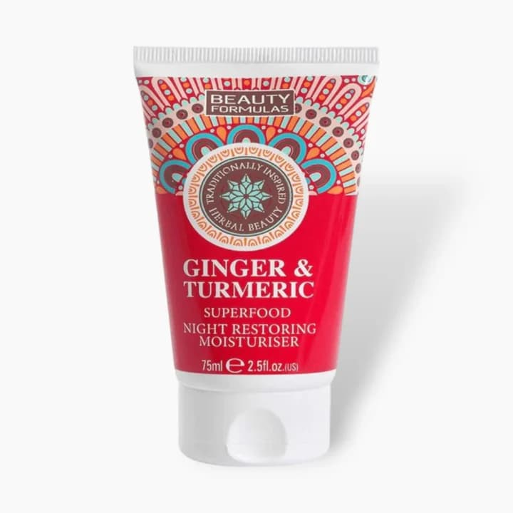 Beauty Formula Ginger & Turmeric Night Moisturiser 75ml – Revitalizing Formula