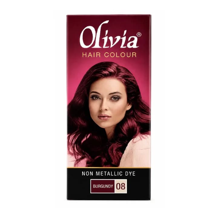 OLIVIA HAIR COLOR BURGUNDY 08 PC