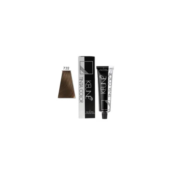 Keune Hair Color 7.32 – Medium Beige Blonde for Radiant, Natural Hair