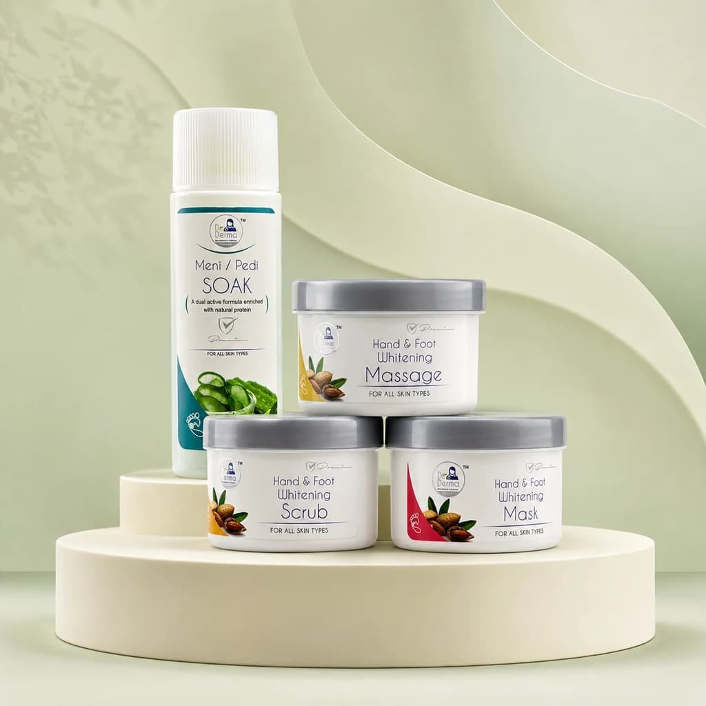 Dr. Derma Professional Hand & Foot Whitening Mani Pedi Kit 120ML