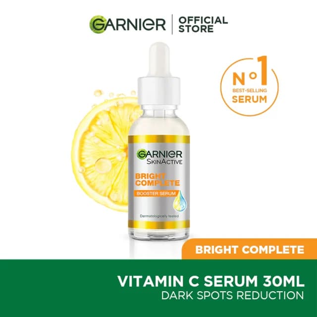 Fade Dark Spots with Garnier Bright Complete 30X Vitamin C Serum 15ml