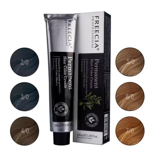 Freecia Hair Color Tube 2/0 Black 100ml