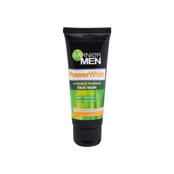 Garnier Men Power White Fairness Face Wash 100ml – Bright Skin